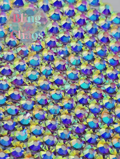 Cristal AB Argent Dos Strass