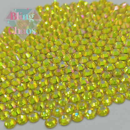 Strass jaune citron divin