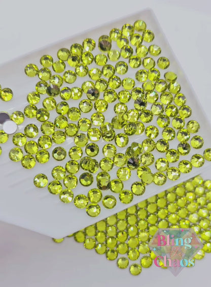 Chartreuse Rhinestone