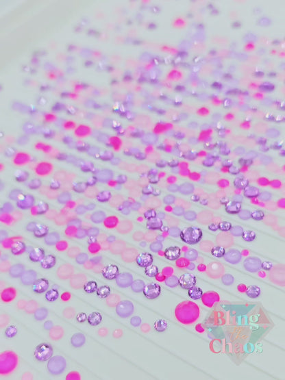 Lilac Squeeze Scatter Specialty Glass Mix