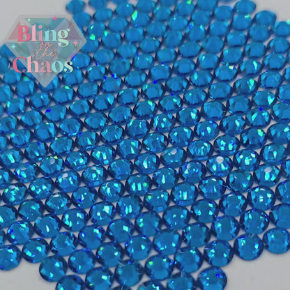 Capri Blue Rhinestone