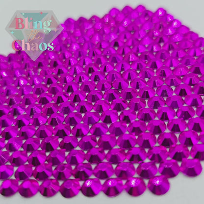 Metallic Magenta Rhinestone