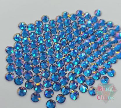 Divine Capri Blue Rhinestone