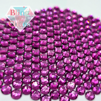 Mulberry Rhinestone-Glass Rhinestones-Bling on the Chaos