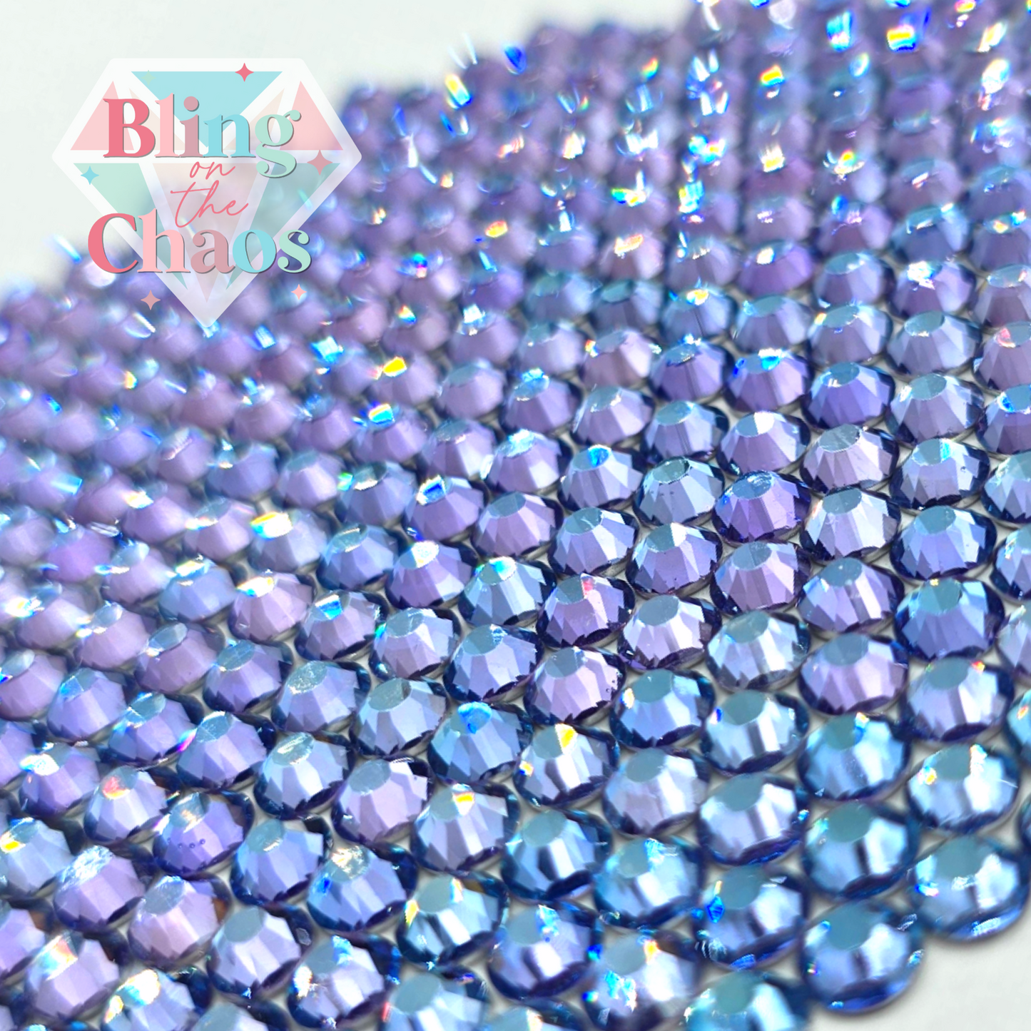 Periwinkle Purple Rhinestone