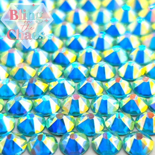 Lux Golden Hour Peridot 8x8 Cut