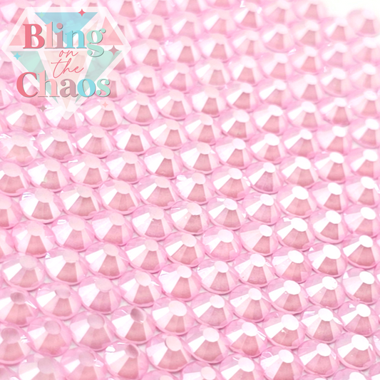 Neon Pink Luster Rhinestone