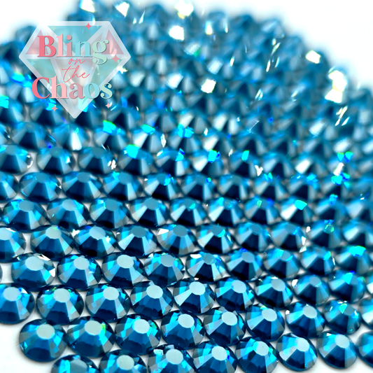 Blue Zircon Luster Rhinestone-Glass Rhinestones-Bling on the Chaos