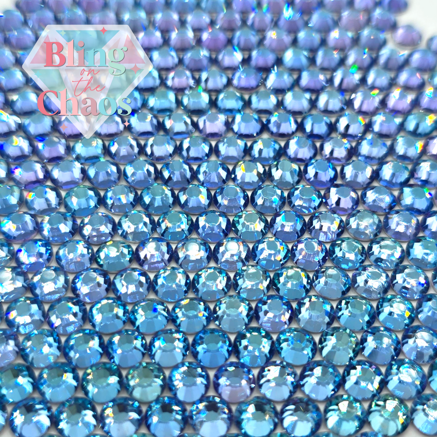 Periwinkle Purple Rhinestone