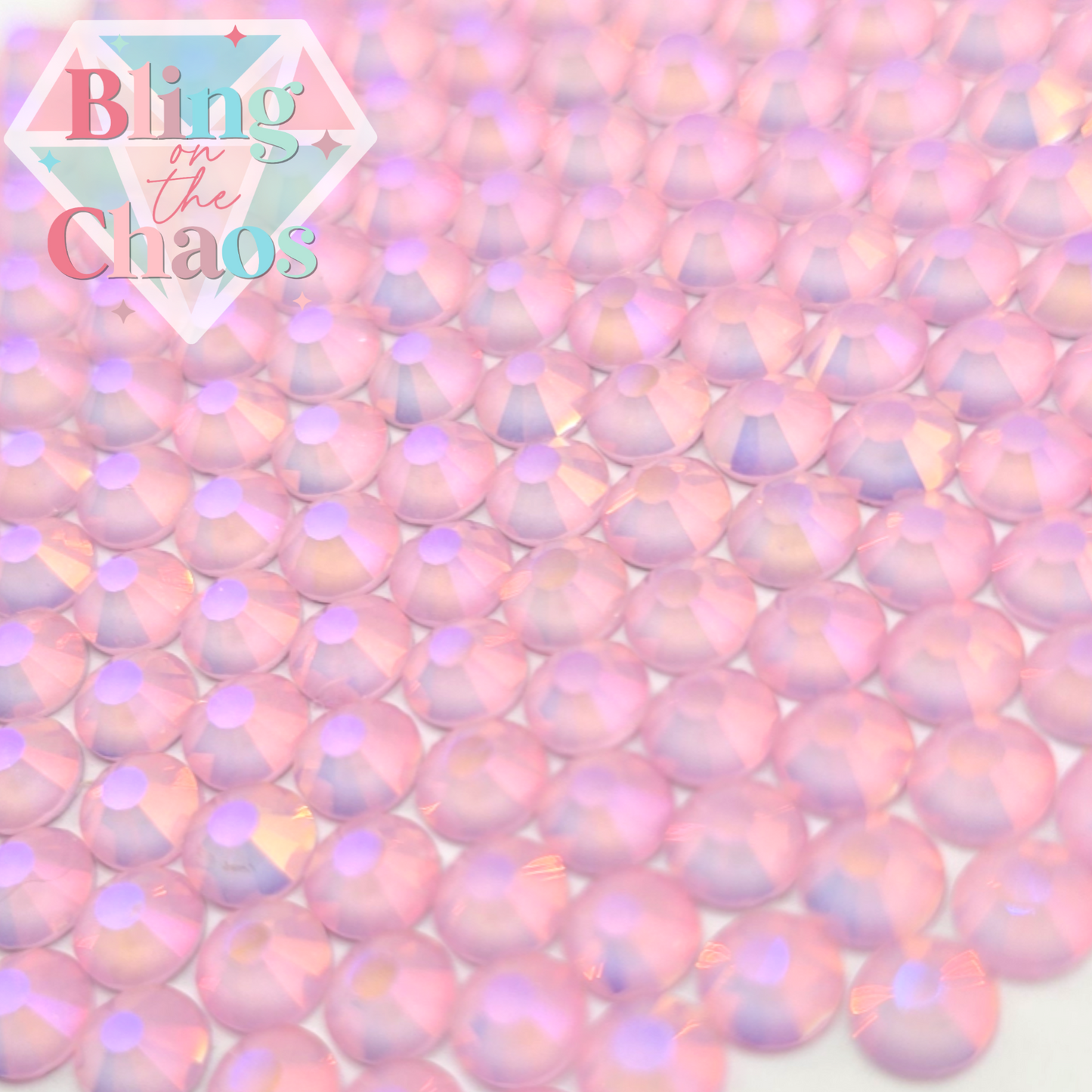 Enchanted Mocha Pink Rhinestone