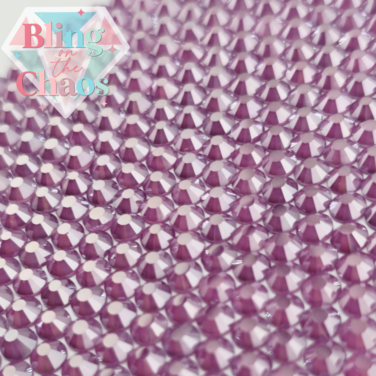 Neon Plum Luster Rhinestone