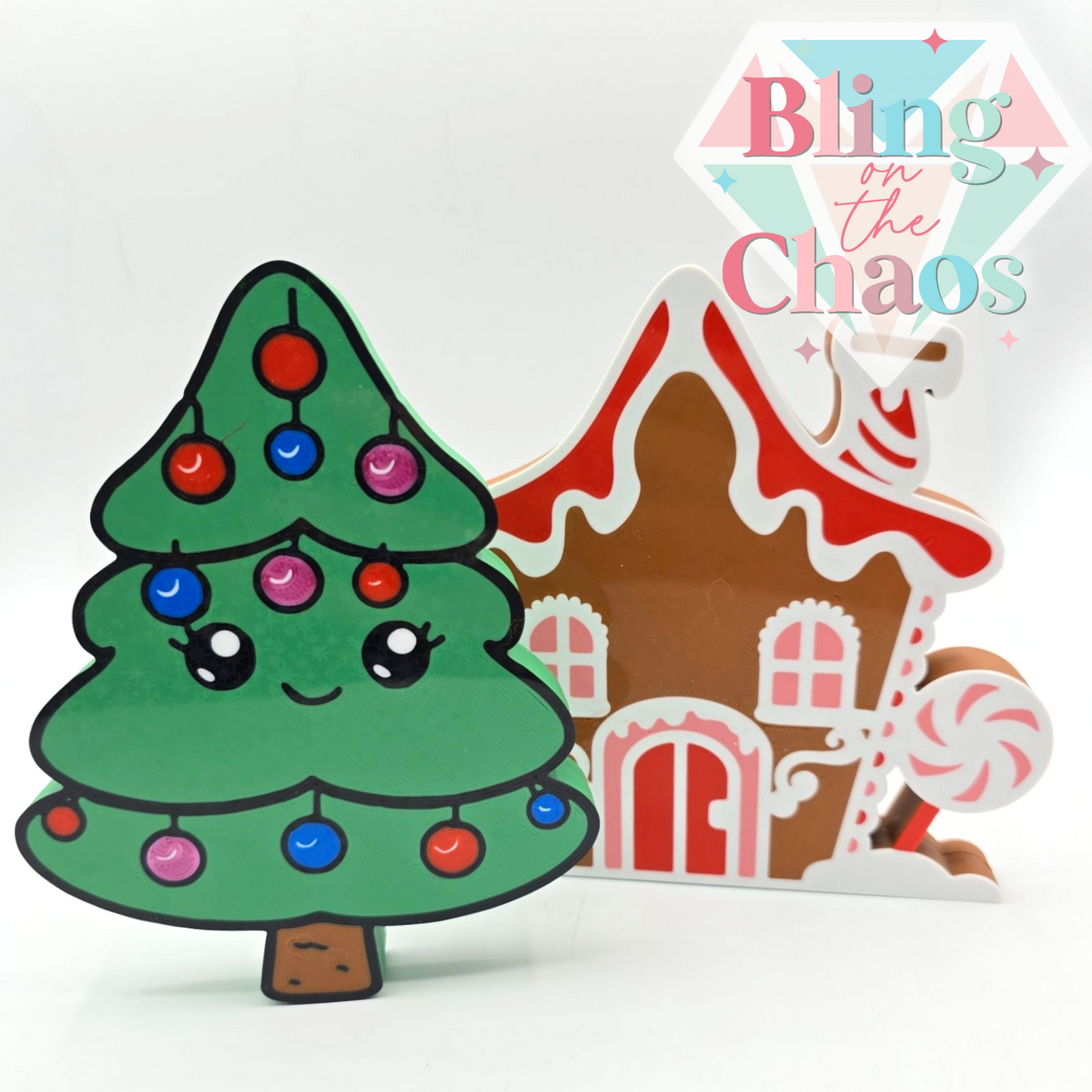 BOTC Holiday Tree Rhinestone Flipping Trays