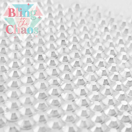 Neon White Luster Rhinestone