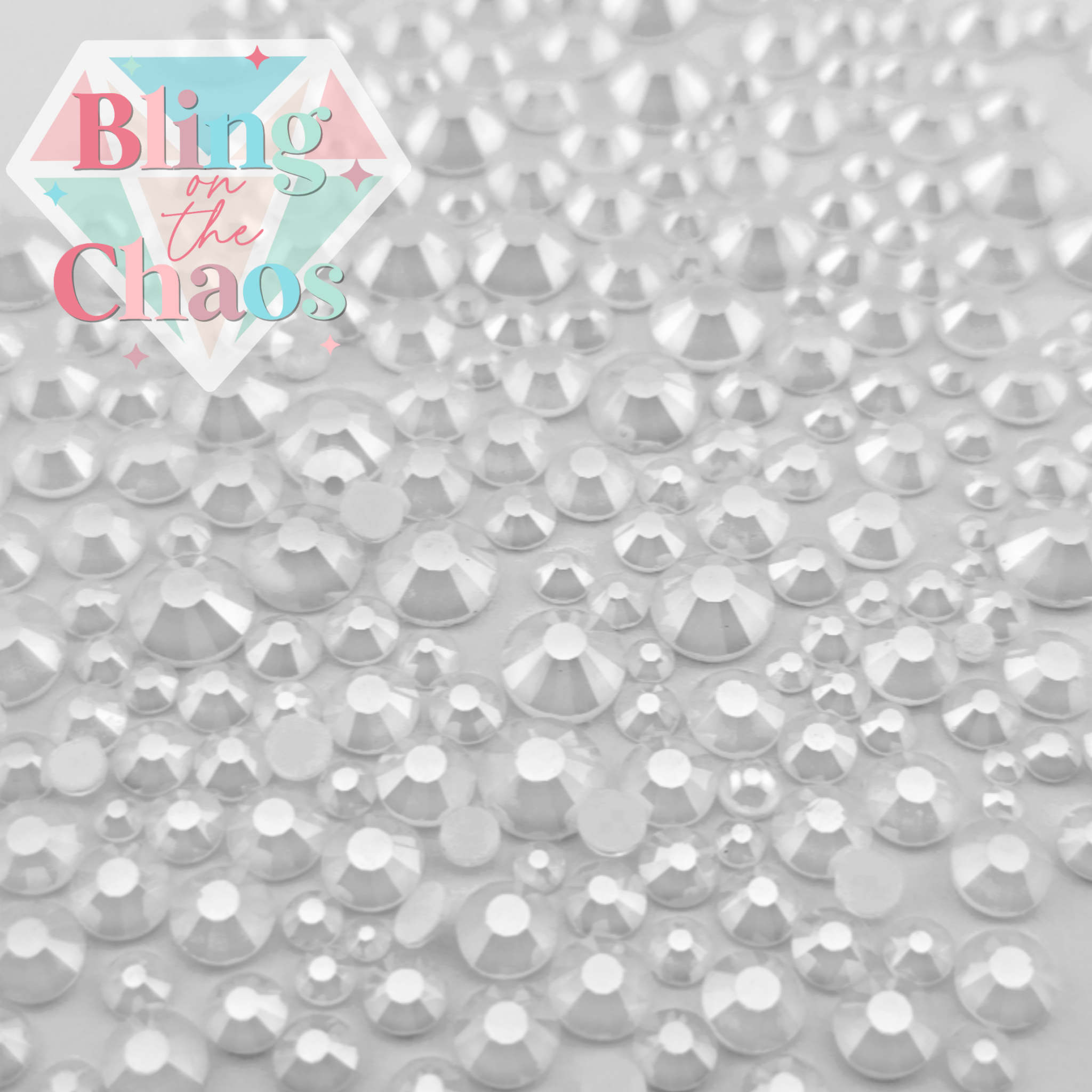 Neon White Luster Specialty Mix – Bling on the Chaos