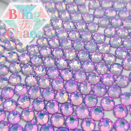 Violet Fire Opal-Glass Rhinestones-Bling on the Chaos