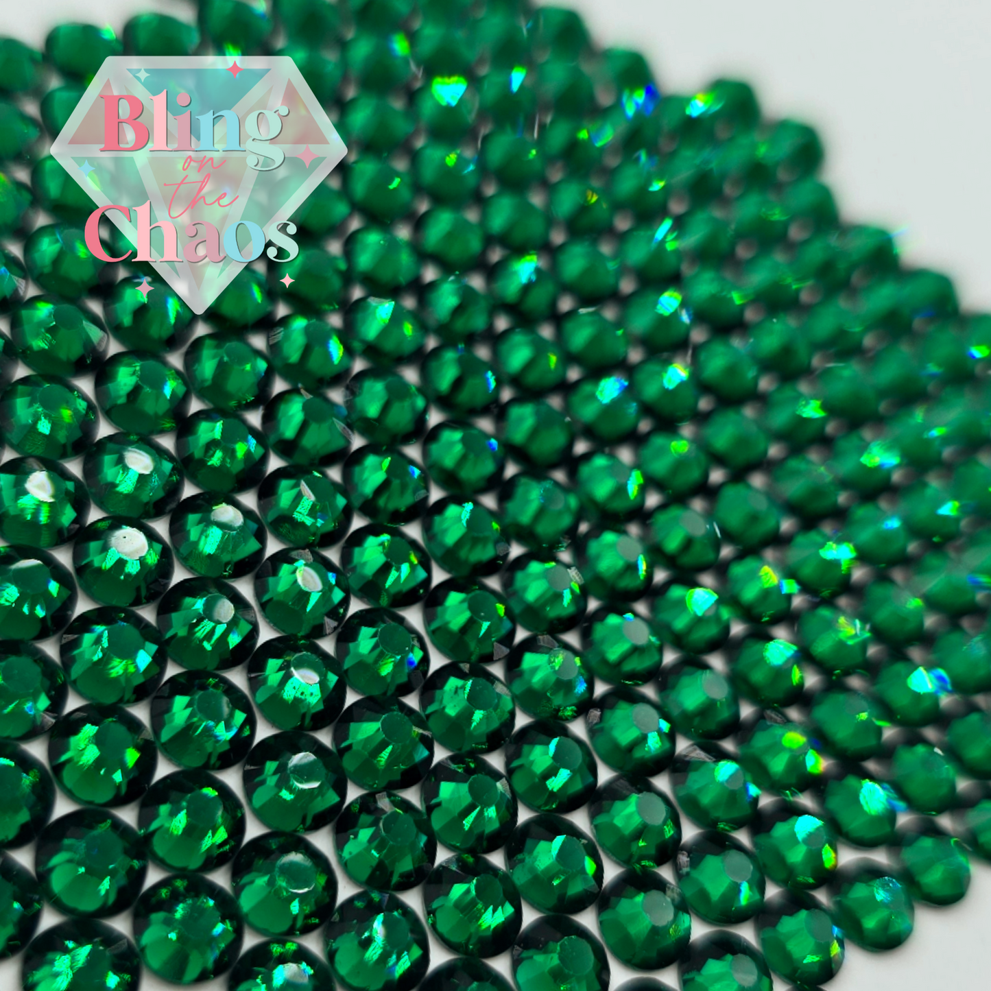 Emerald Rhinestone-Glass Rhinestones-Bling on the Chaos