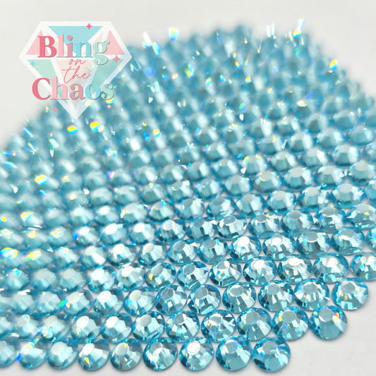 Aqua Luster Rhinestone