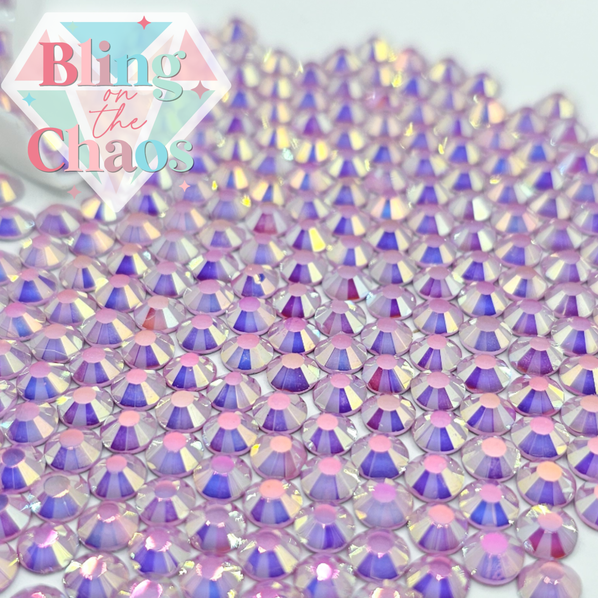 Mini Magic Rhinestone Light Pink Mocha Magic Rhinestone – Bling on the Chaos