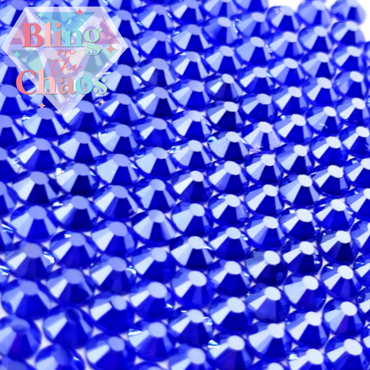 Neon Sapphire Luster Rhinestone
