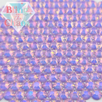 Enchanted Mocha Light Purple Orchid Rhinestone