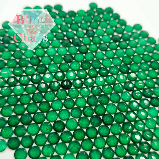 Emerald Neon Rhinestone-Glass Rhinestones-Bling on the Chaos