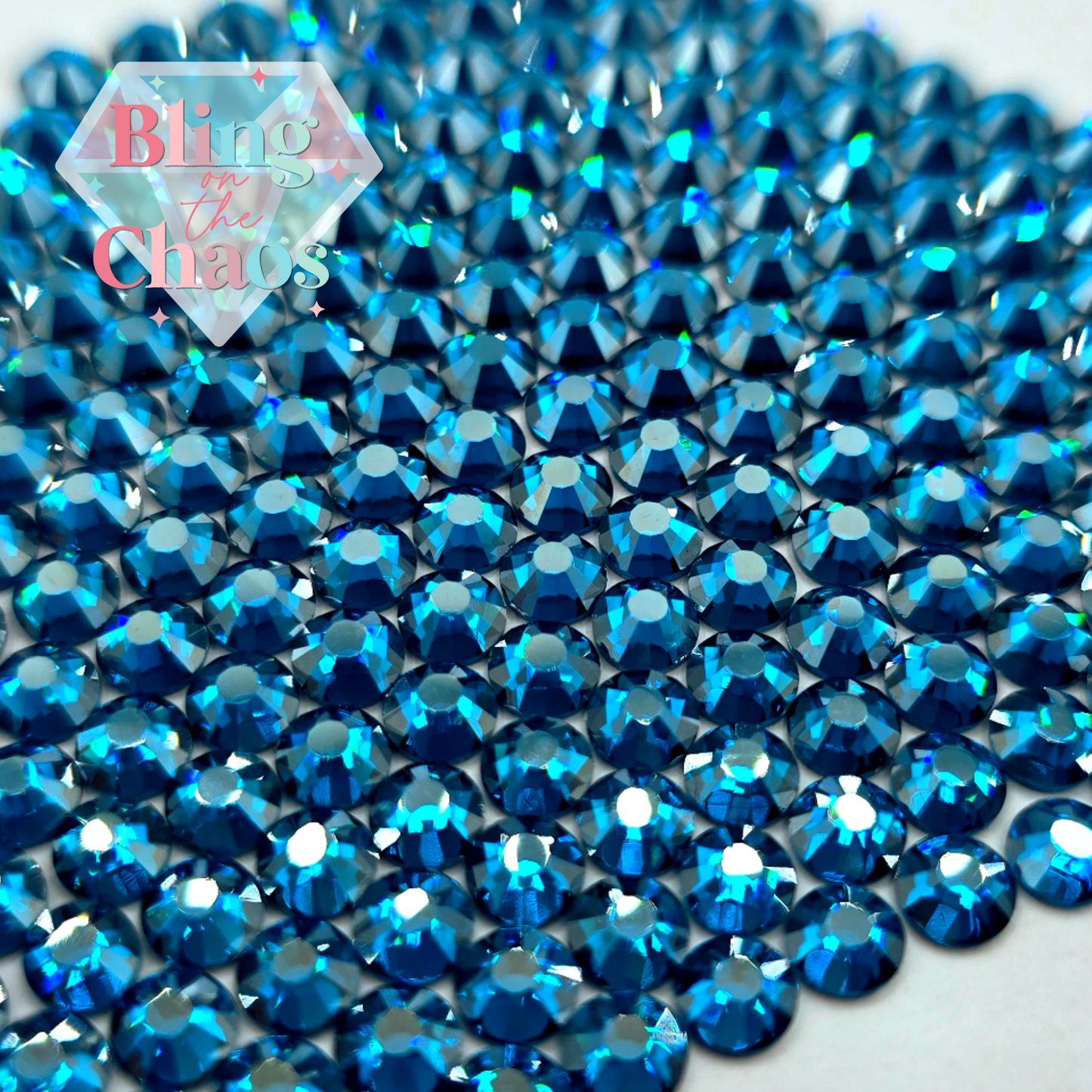 Blue Zircon Luster Rhinestone