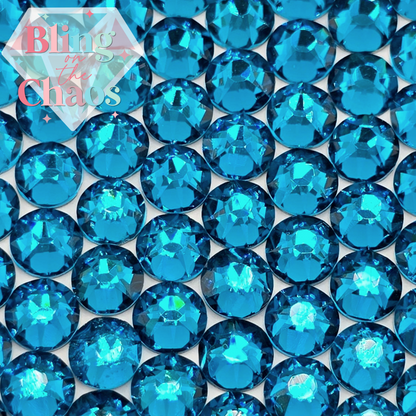 Lux Blue Zircon 8x8 Cut