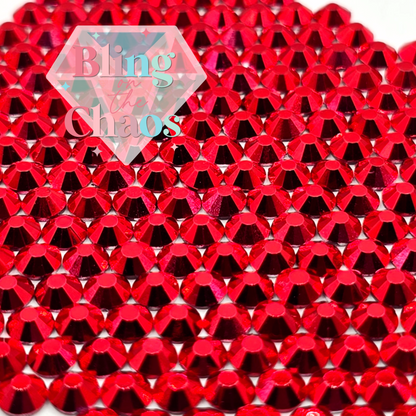 Metallic Red Rhinestone