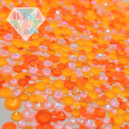 Satsuma Orange Specialty Glass Mix