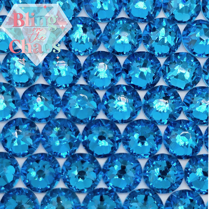 Lux Capri Blue 8x8 Cut