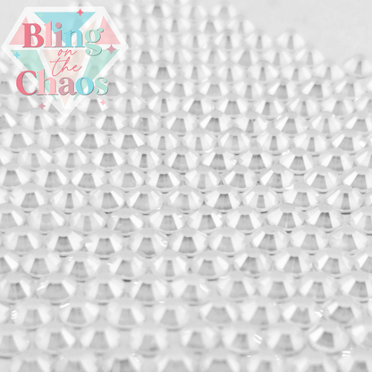 Neon White Luster Rhinestone