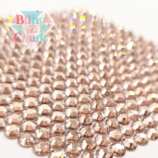 Light Peach Luster Rhinestone