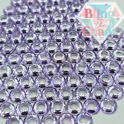 Light Violet Rhinestone Rings