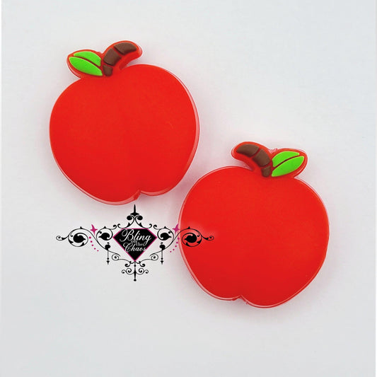 Apple Silicone Bead-Bling on the Chaos