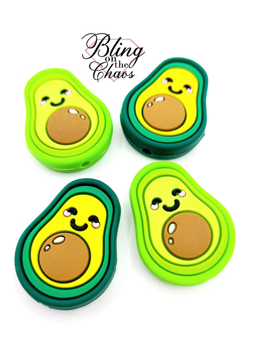 Avocado Silicone Bead-Bling on the Chaos