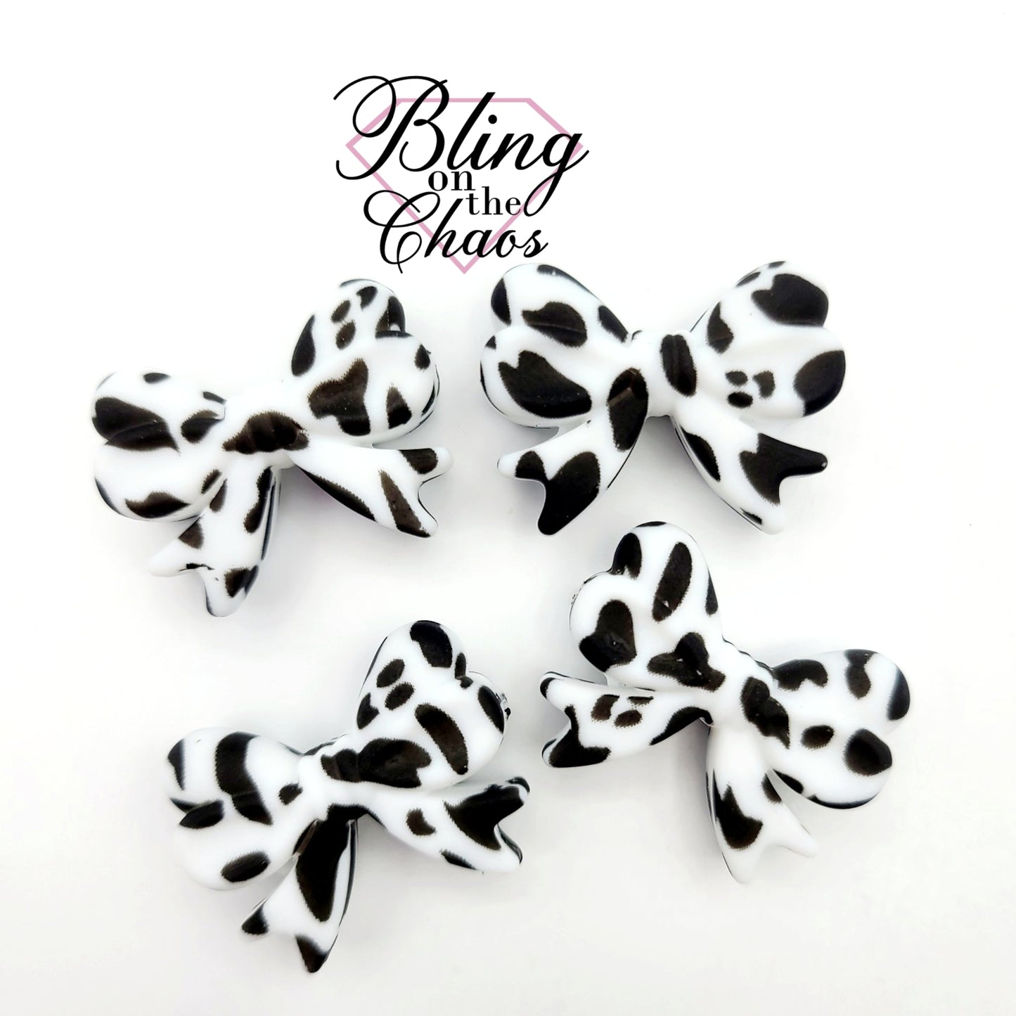 Bow Tie Silicone Bead-Bling on the Chaos