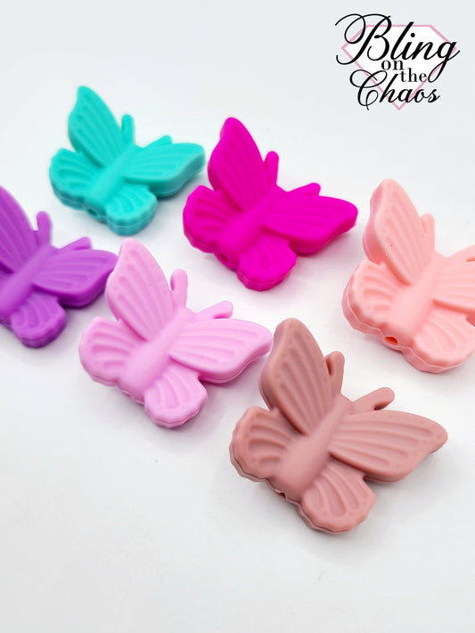 Butterfly Silicone Bead-Bling on the Chaos