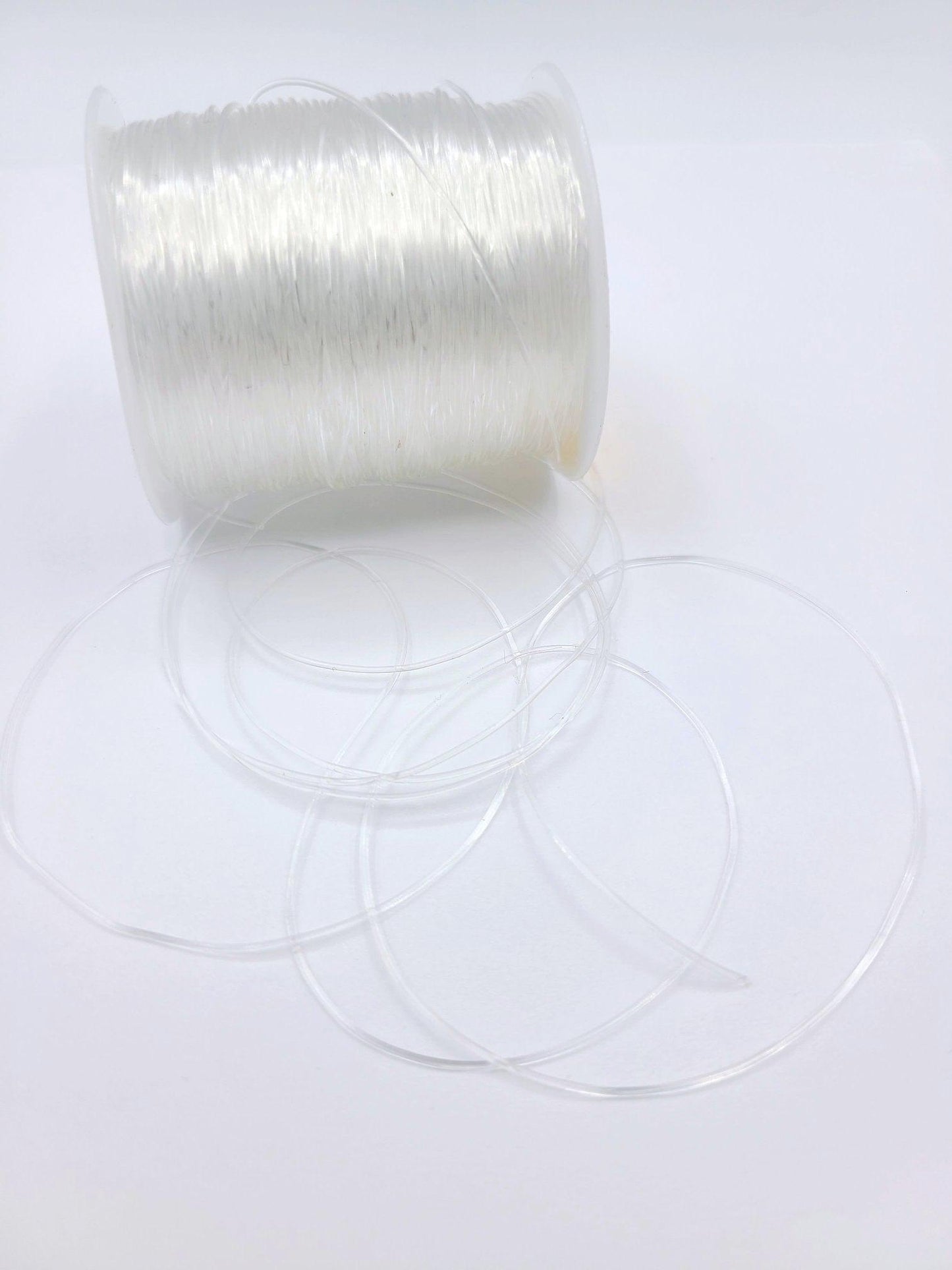 Clear Elastic Thread 0.8mm-Bling on the Chaos