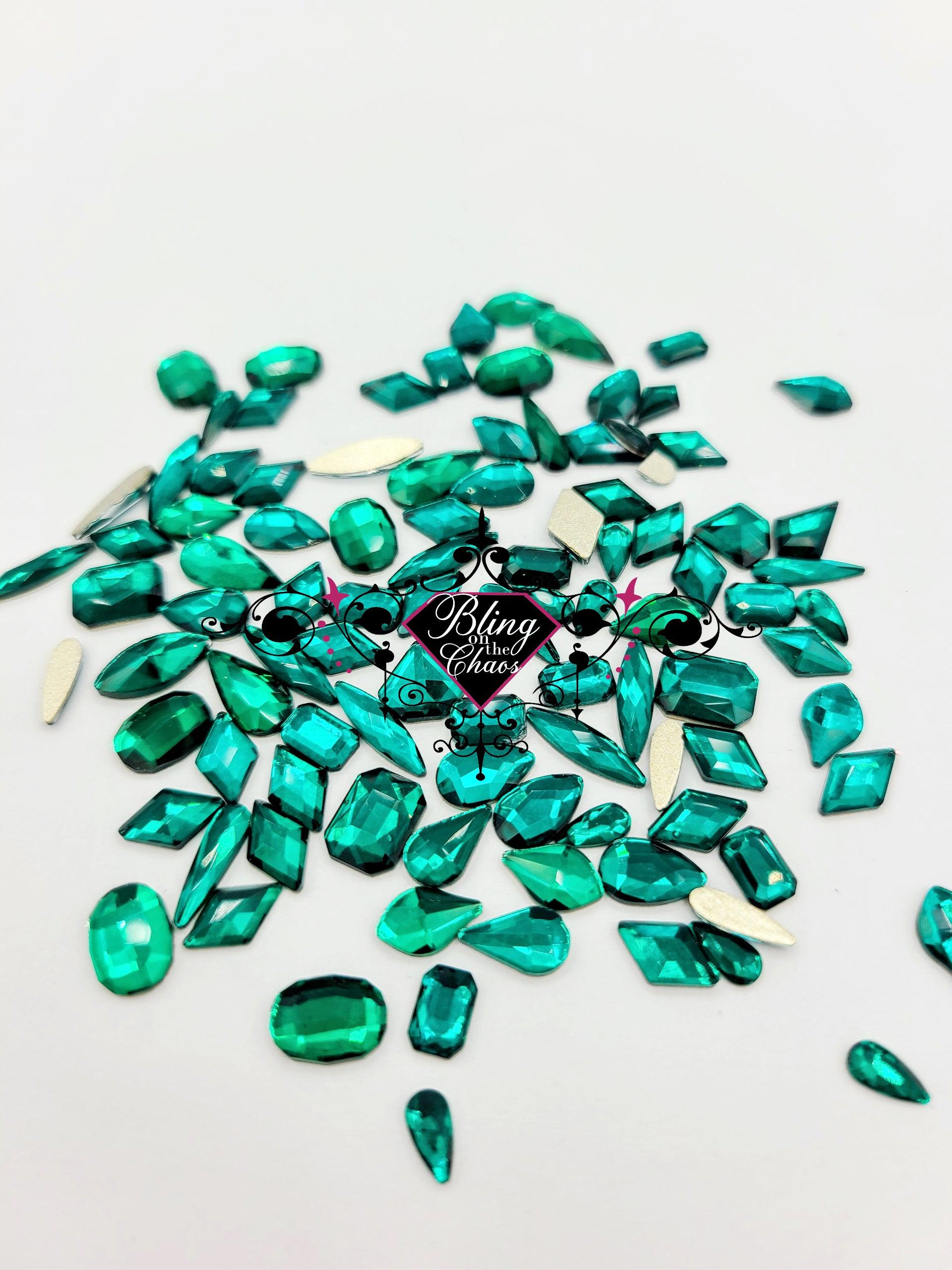 Emerald Assorted Shapes-Bling on the Chaos