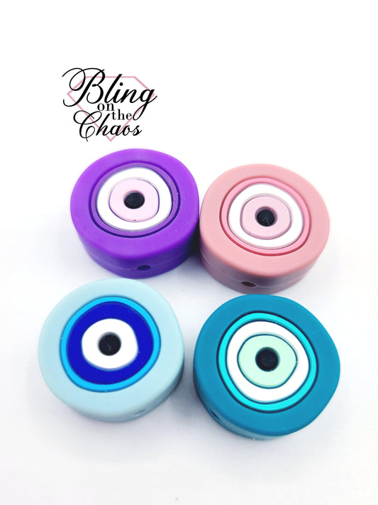 Evil Eye Silicone Bead-Bling on the Chaos