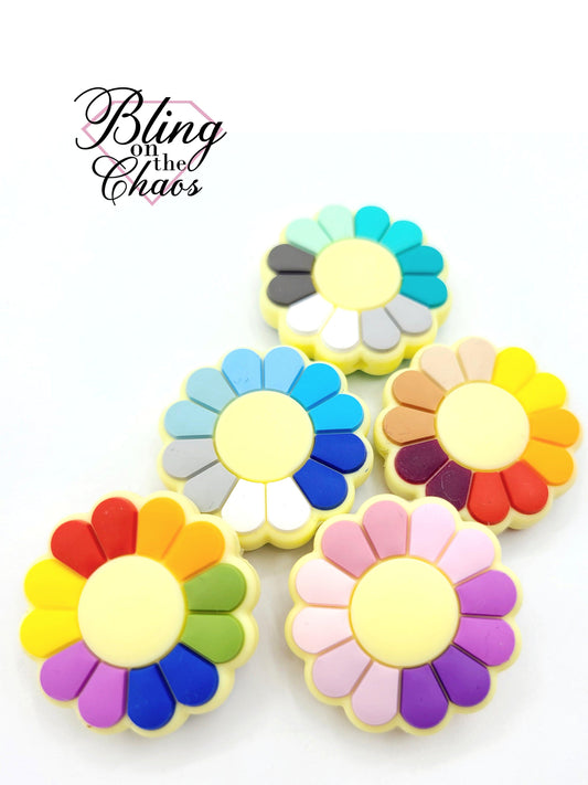 Flower Power Silicone Bead-Bling on the Chaos