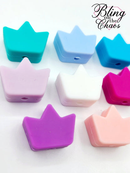 Mini Crown Silicone Bead-Bling on the Chaos
