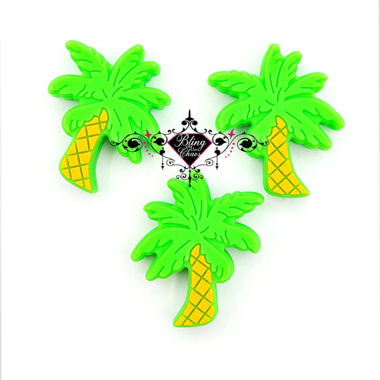 Palm Tree Silicone Bead-Bling on the Chaos