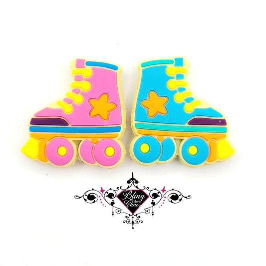 Roller Skate Silicone Bead-Bling on the Chaos
