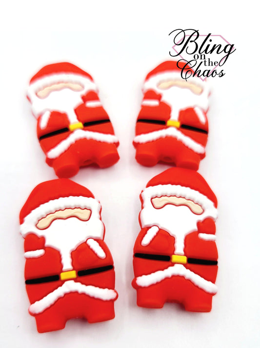 Santa Silicone Bead-Bling on the Chaos