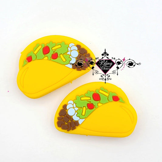 Taco Silicone Bead-Bling on the Chaos