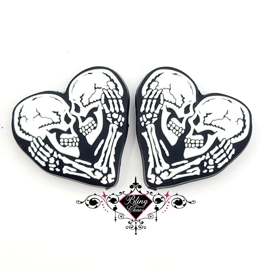 Till Death Do Us Part Skeleton Silicone Bead-Bling on the Chaos