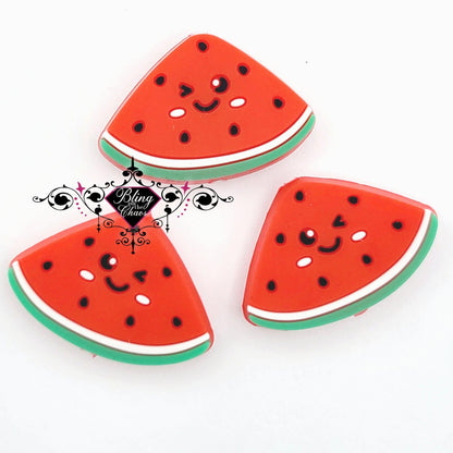 Watermelon Slice Silicone Bead-Bling on the Chaos