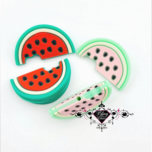 Watermelon Slice Silicone Bead-Bling on the Chaos